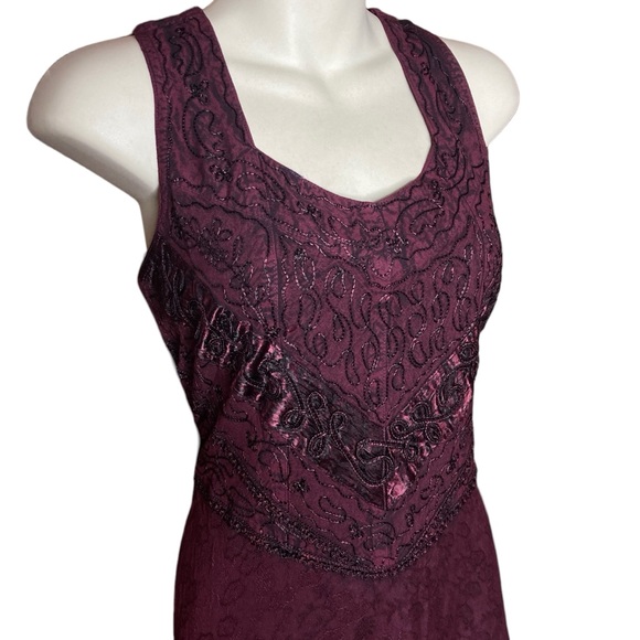 Boho Vintage Gothic Unique Rare Item Embroidered Maxi Dress Size S/M - Picture 3 of 12